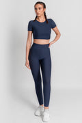 V Belt Sports Tights N Blue