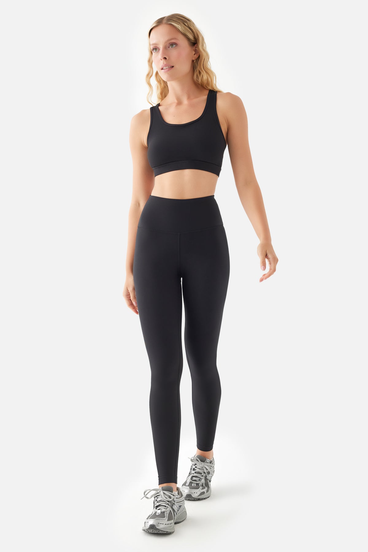 Anna Soft Belt Soft Leggings - Black