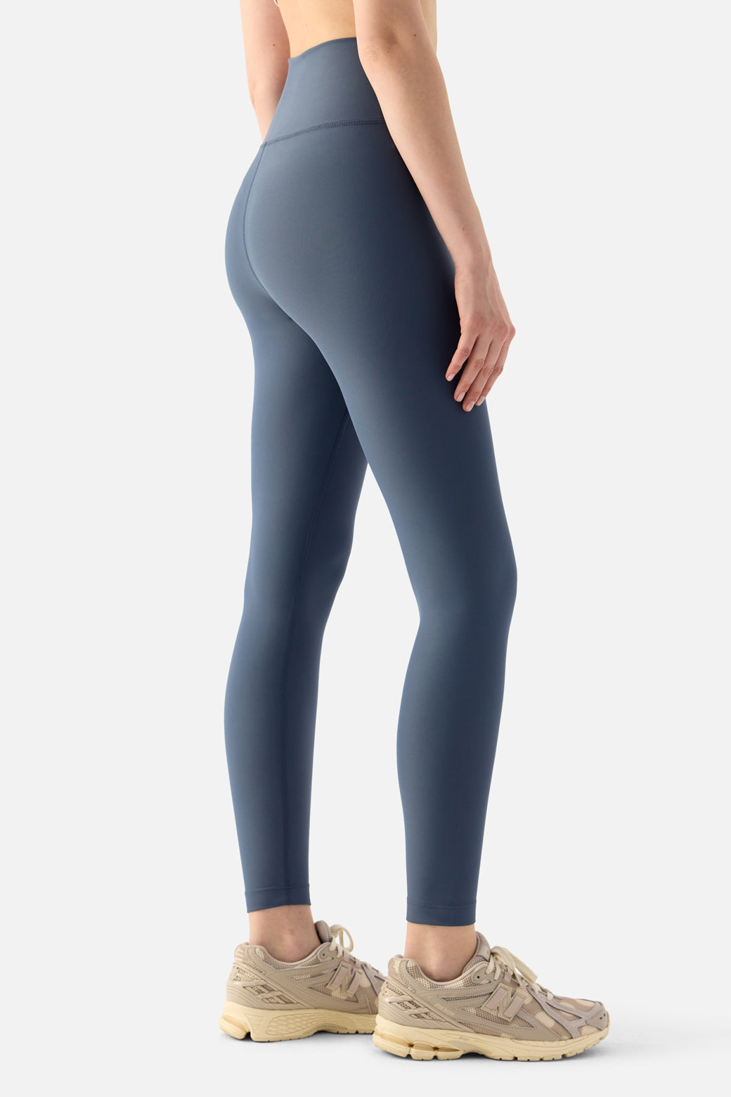 Komfort High Rise Soft Leggings in Indigo 7/8 Length