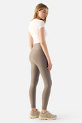 Komfort High Rise Soft Leggings in Stone 7/8 Length