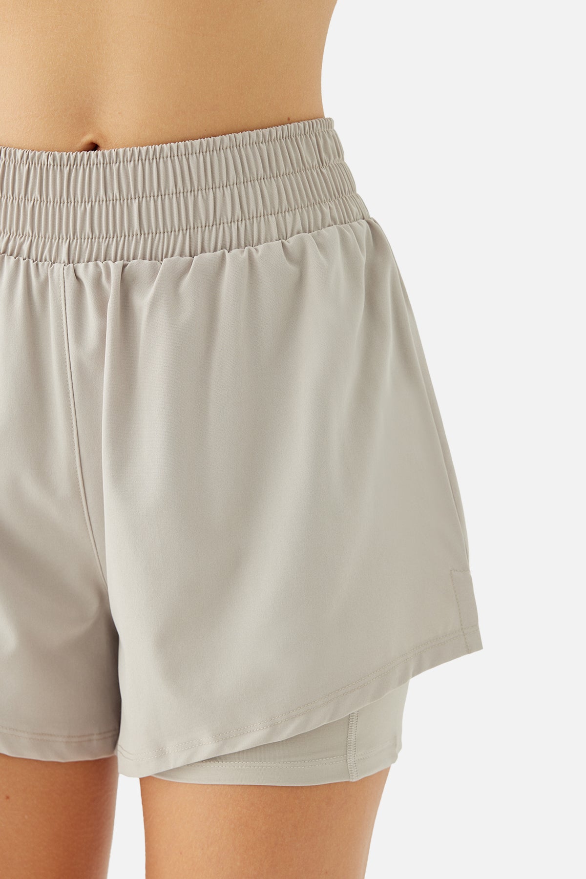 Rose Dynamic Shorts Stone