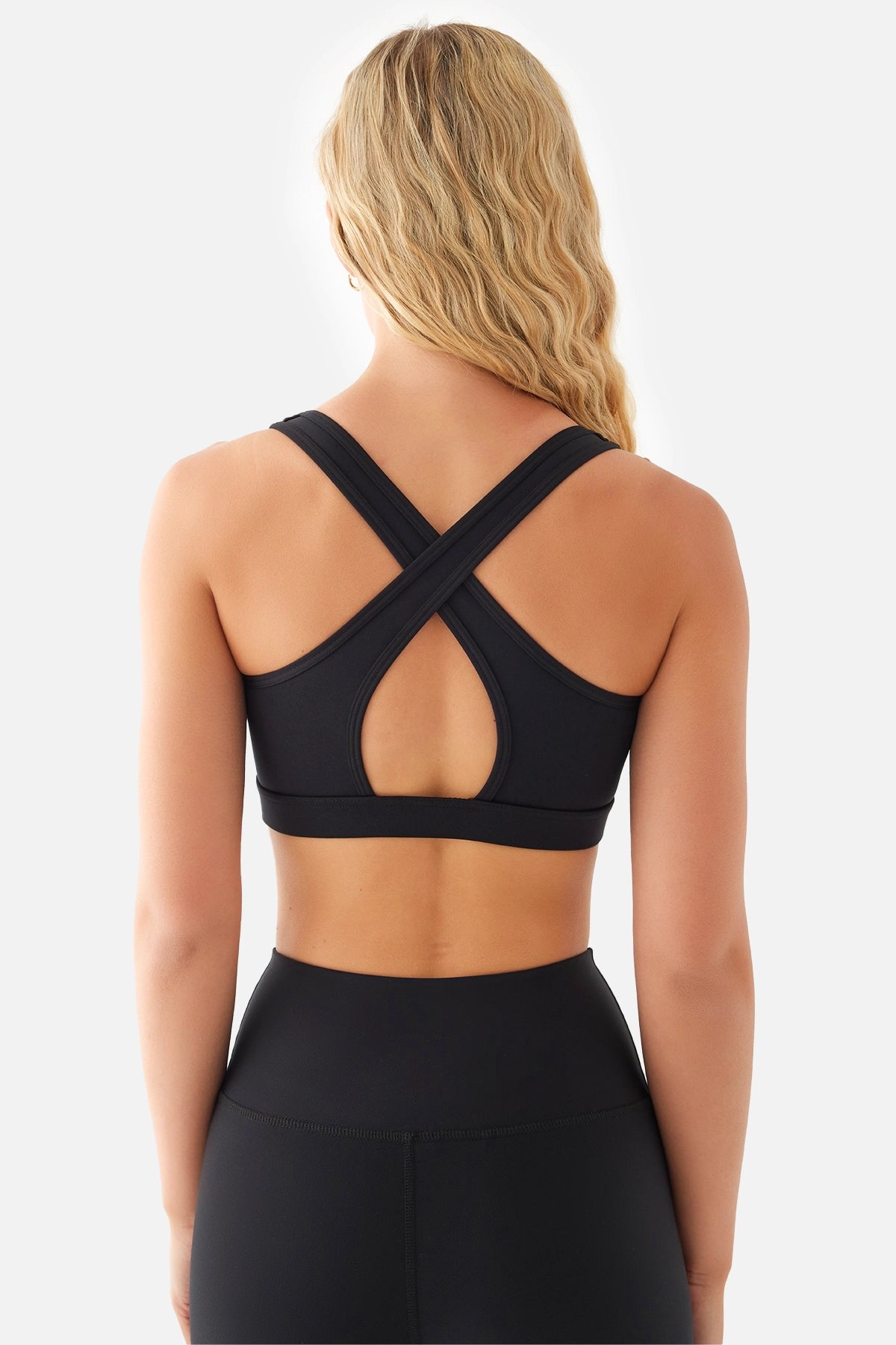 Anna Soft Medium Sports Bra - Black